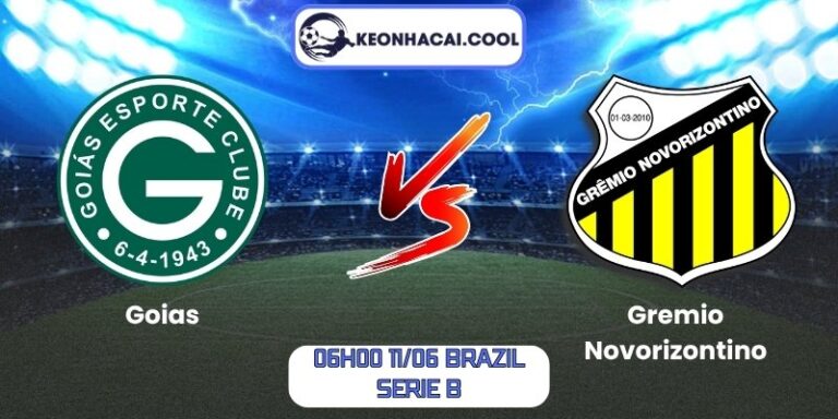 Soi kèo Goias vs Gremio Novorizontino (06h00 11/06, Brazil Serie B) 9 Goias vs Gremio Novorizontino